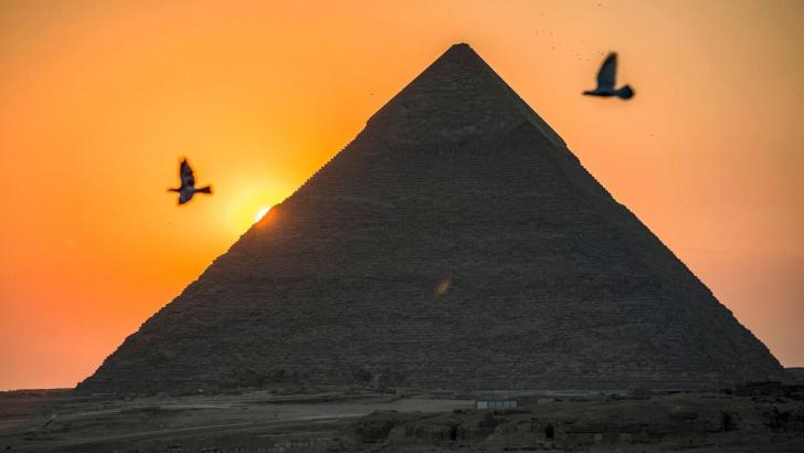 A pyramid in Giza